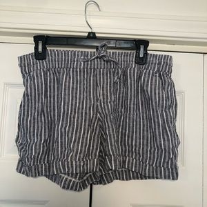 Linen paper bag shorts